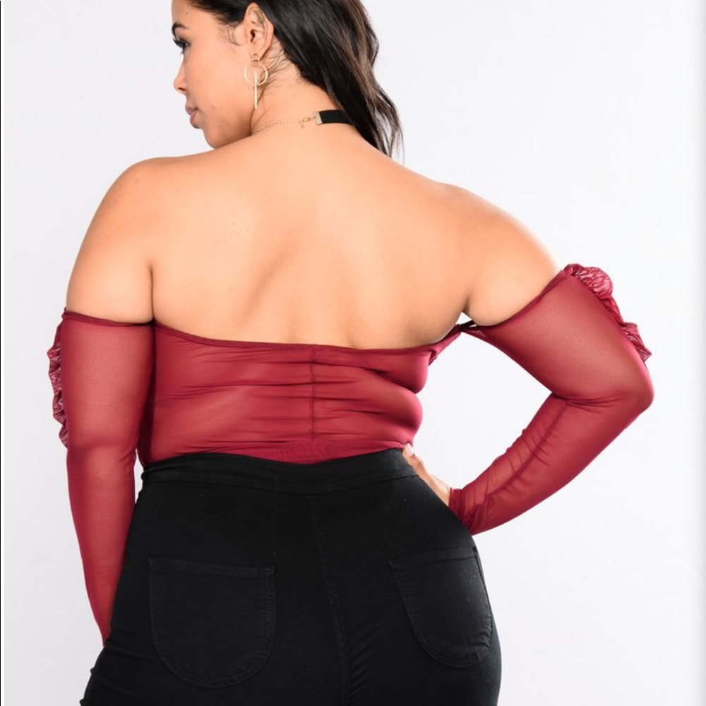 Fashion Nova Off shoulder one piece